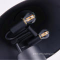 Black Wrought Iron Table Lamps Matt Black All Metal Hat Table Lamp Factory